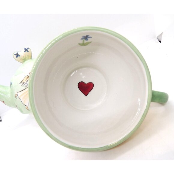 Mesa International Stackable Handcrafted Tea Pot and Matching Cup w/Lid New - Picture 3 of 4